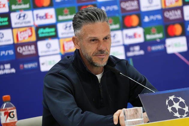 RB Leipzig s coach Martin Demichelis in press conference, PK, Pressekonferenz after raining session prior to the Champions League round 3 match against Real Madrid CF. October 20 2026. (20261020792)