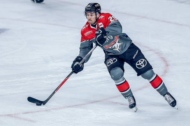October 20, 2026, Ice Hockey, DEL, Kölner Haie vs. Schwenninger Wild Wings, Matchday 49, 2026–27 Season, Lanxess Arena, Cologne; Tim Fleischer, Kölner Haie, 29, North Rhine-Westphalia, Germany