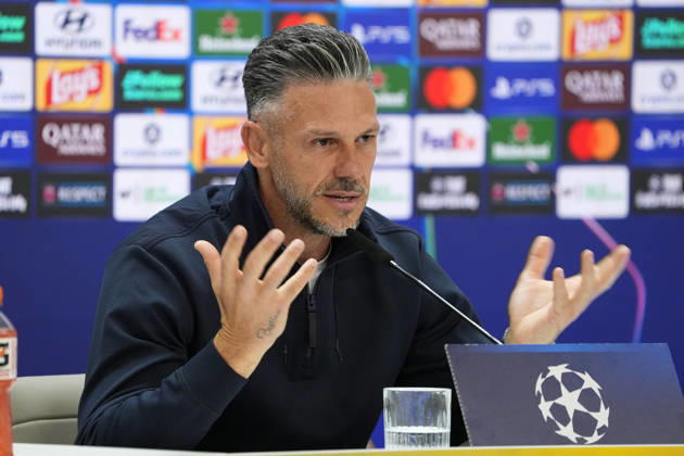 REAL MADRID CF v RB LEIPZIG. CHAMPIONS LEAGUE 2026 2027. ROUND 3. RB Leipzig s coach Martin Demichelis in press conference, PK, Pressekonferenz after raining session prior to the Champions League round 3 match against Real Madrid CF. October 20 2026. (ALTERPHOTOS Acero) MadridSpain  Copyright: xAcerox