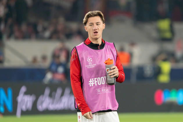 Warm-up, Angelo Stiller, VfB Stuttgart, 06, GER, VfB Stuttgart vs. Atlético Madrid, Soccer, UEFA Champions League, Matchday 3, 2026–2027 Season, October 20, 2026, GER, VfB Stuttgart vs. Atlético Madrid, Soccer, UEFA Champions League, Matchday 3, 2026–2027 season, October 20, 2026, Stuttgart Copyright: xEibner-Pressefoto EdwardxCheungx EP_ECG