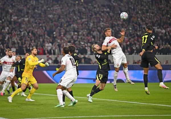 October 20, 2026, Soccer: 2026–2027 UEFA Champions League, Matchday 3, VfB Stuttgart vs. Atlético Madrid, at the MHP Arena in Stuttgart, goalkeeper Jan Oblak (left), Atlético Madrid