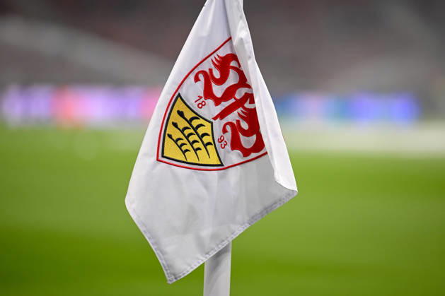 VfB logo during the 2026–2027 UEFA Champions League match between Stuttgart and Atlético de Madrid at Arena Stuttgart on October 20, 2026, in Stuttgart, Germany. Photo by Harry Langer, DeFodi Images