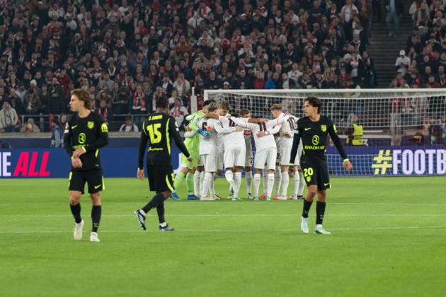 October 20, 2026, xjyhynx, Soccer, UEFA Champions League, VfB Stuttgart vs. Atlético Madrid, v l Team Circle VfB Stuttgart, Stuttgart