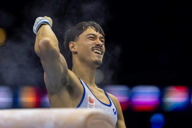 2026-10-20 Artistic Gymnastics World Championships 2026 - Day 4 ROTTERDAM, NETHERLANDS - OCTOBER 20: Loran de Munck of Netherlands competes during Day 4 of the Artistic Gymnastics World Championships 2026 at Rotterdam Ahoy on October 20, 2026 in Rotterdam, Netherlands. Rotterdam Rotterdam Ahoy Netherlands Content not available for redistribution in The Netherlands directly or indirectly through any third parties. Copyright: xMarcelxvanxPlateringenx