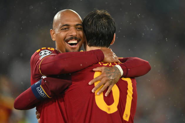 AS Roma v Slovan Bratislava - UEFA Champions League ROME, ITALY - OCTOBER 20 : Nicolo’ Pisilli of AS Roma celebrates after scoring a goal during the Champions League match between AS Roma and Slovan Bratislava at Stadio Olimpico on October 20 ,2026 in Rome, Italy. Claudio Pasquazi Anadolu Rome Italy. Editorial use only. Please get in touch for any other usage.  Copyright: x2026xAnadoluxClaudioxPasquazix