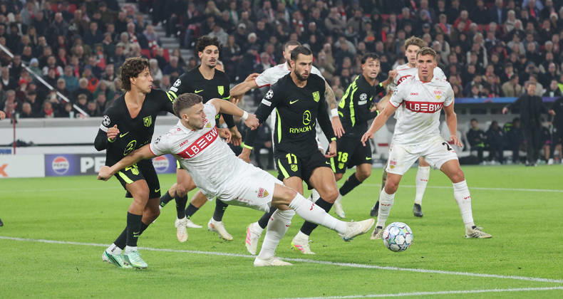Football, Champions League, VfB Stuttgart v Atlético Madrid