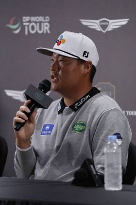 October 21, 2026, Cheonan, Chungnam, SOUTH KOREA: Oct 22, 2026-Cheonan, South Korea-Sungjae Im of South Korea attend the media conference during an DP world Tour Genesis Championship at Woo Jeong Hills CC in Cheon, South Korea. Cheonan SOUTH KOREA - ZUMAr168 20261021_aap_r168_005 Copyright: xRyuxSeung-Ilx