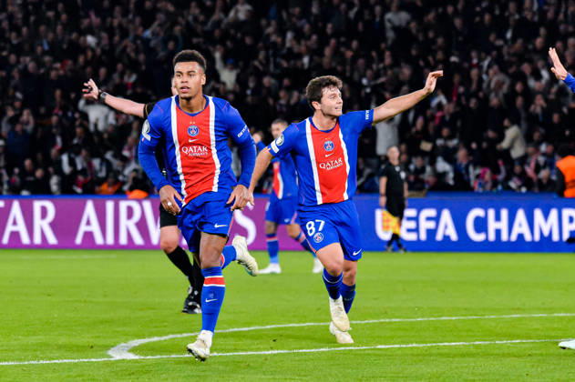 Joie des joueurs du Paris SG aprés le but de Desire Doue (Paris SG) - Match de Ligue Des Champions 2026-2027 (LDC) PSG - Barcelone (4-2) au Parc des Princes à Paris, le 20 octobre 2026. 2026-2027 Champions League (UCL) match: PSG vs. Barcelona (4–2) at the Parc des Princes in Paris, October 20, 2026. Paris France  Copyright: xMichaelxBaucherx xPsnewZx xBestimagexMichaelxBaucherx xPsnewZx xBestimagex
