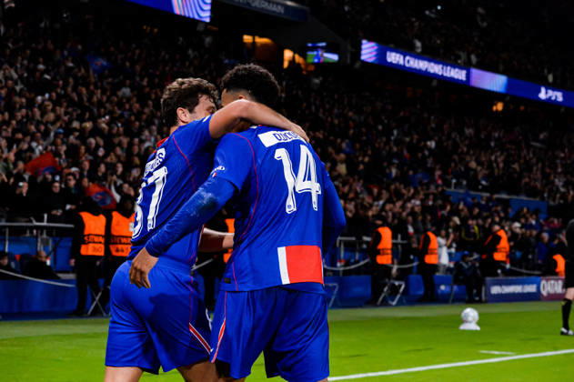 Joie des joueurs du Paris SG aprés le but de Desire Doue (Paris SG) - Match de Ligue Des Champions 2026-2027 (LDC) PSG - Barcelone (4-2) au Parc des Princes à Paris, le 20 octobre 2026. 2026-2027 Champions League (UCL) match: PSG vs. Barcelona (4–2) at the Parc des Princes in Paris, October 20, 2026. Paris France  Copyright: xMichaelxBaucherx xPsnewZx xBestimagexMichaelxBaucherx xPsnewZx xBestimagex