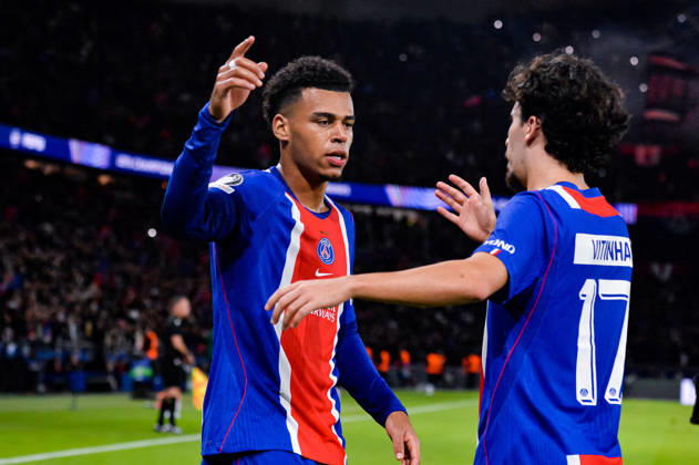Joie des joueurs du Paris SG aprés le but de Desire Doue (Paris SG) - Match de Ligue Des Champions 2026-2027 (LDC) PSG - Barcelone (4-2) au Parc des Princes à Paris, le 20 octobre 2026. 2026-2027 Champions League (UCL) match: PSG vs. Barcelona (4–2) at the Parc des Princes in Paris, October 20, 2026. Paris France  Copyright: xMichaelxBaucherx xPsnewZx xBestimagexMichaelxBaucherx xPsnewZx xBestimagex