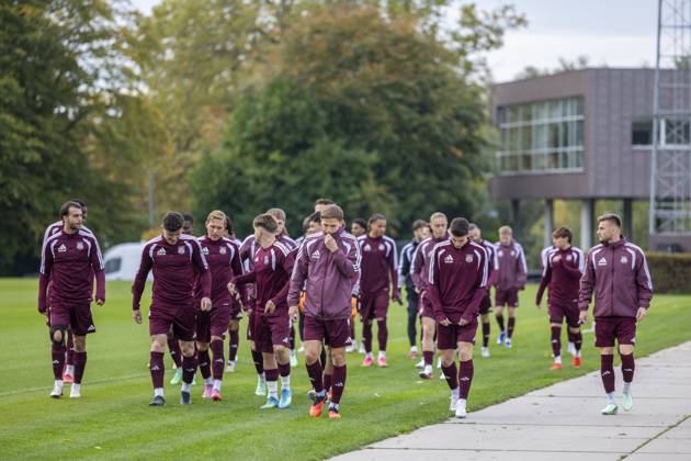 RSC Anderlecht open training 21 10 NEERPEDE, BELGIUM - OCTOBER 21 : Players of RSC Anderlecht during an open training pictured on October 21, 2026 in Neerpede, Belgium, 21 10 2026 Neerpede Belgium Copyright: xXpix