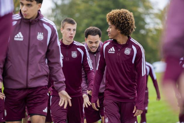 RSC Anderlecht open training 21 10 NEERPEDE, BELGIUM - OCTOBER 21 : Nga Kana Joshua midfielder of RSC Anderlecht during an open training pictured on October 21, 2026 in Neerpede, Belgium, 21 10 2026 Neerpede Belgium Copyright: xXpix