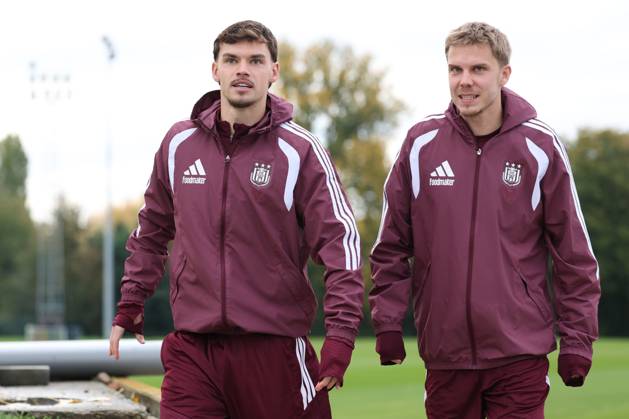 RSC Anderlecht open training 21 10 NEERPEDE, BELGIUM - OCTOBER 21 : Players of RSC Anderlecht during an open training pictured on October 21, 2026 in Neerpede, Belgium, 21 10 2026 Neerpede Belgium Copyright: xXpix