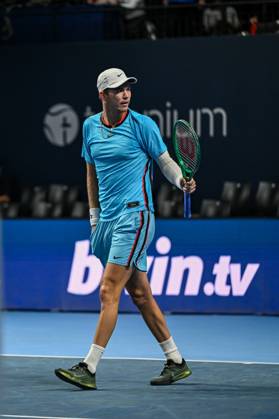 Martin Damm of the United States pictured in action during the European Open ATP, Tennis Herren tennis tournament in Brussels, on 21 October. This year s edition of the tournament is taking place from 17 to 25 October DAVIDxPINTENS  x190474661x