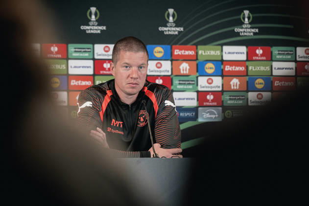 Football, ECL, FC Midtjylland, press conference