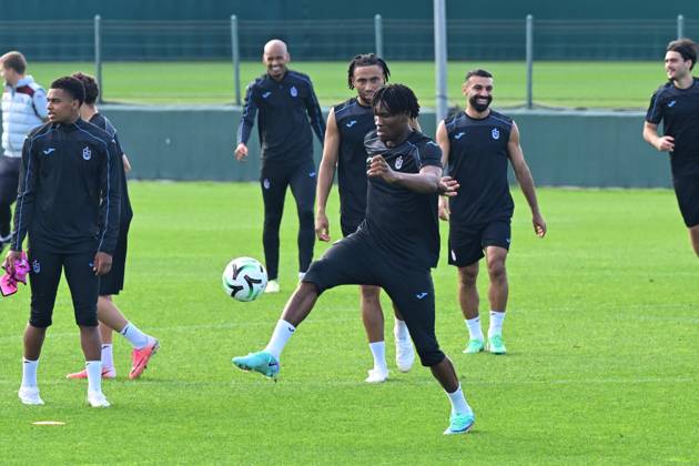 Training session of Trabzonspor in Turkiye TRABZON, TURKIYE - OCTOBER 21: Trabzonspor players take part in the final training session at the Mehmet Ali Yilmaz Facilities in Trabzon, Turkiye, on October 21, 2026, ahead of UEFA Conference League match against Hearts. Selcuk Kilic Anadolu Trabzon Turkey. Editorial use only. Please get in touch for any other usage.  Copyright: x2026xAnadoluxSelcukxKilicx