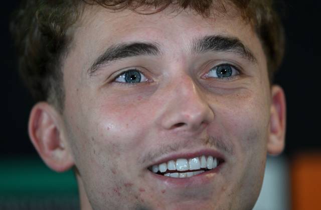 Callum Osmand of Celtic at a press conference, PK, Pressekonferenz Celtic Training, Football, Lennoxtown Training Centre, Glasgow, Scotland, UK - 21 Oct 2026Glasgow Lennoxtown Training Centre Scotland United Kingdom  Copyright: xMarkxRunnacles Shutterstockx 17227769do