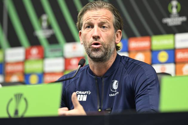 Football, ECL, KAA Gent, press conference