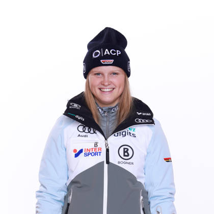 DSV German Ski Association Portraits Season 2026–27 Antonia GERNER, Alpine Skiing, Single Image, Cropped Single Shot, Portrait, Portrait, Portrait, DSV,German Ski Association Season 2026–2027 German Ski Association via SVEN SIMON Photo Agency Poolfoto SvenSimon Deutscher Skiverband ,EDITORIAL USE ONLY