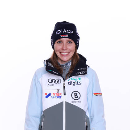DSV German Ski Association Portraits Season 2026–27 Anna HUTTER, Alpine Skiing, Single Image, Cropped Single Shot, Portrait, Portrait, Portrait, DSV,German Ski Association Season 2026–2027 German Ski Association via SVEN SIMON Photo Agency Poolfoto SvenSimon Deutscher Skiverband ,EDITORIAL USE ONLY