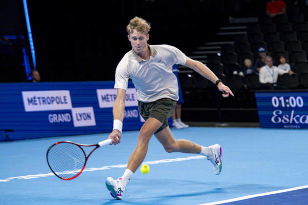 TENNIS : ATP, Tennis Herren 250 - Grand Tennis AURA - Decines (France) 21 10 2026 Corentin Moutet (FRA) vs Felix Balshaw (FRA) during the tournament of the Auvergne Rhône-Alpes Grand Prix at the LDLC Arena in Décines on October 21, 2026. Photo Sandrine Thesillat PsNewZ  Copyright: xSandrinexTHESILLATx