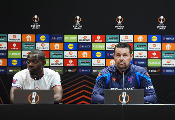 Football, Europa League, Crystal Palace, press conference