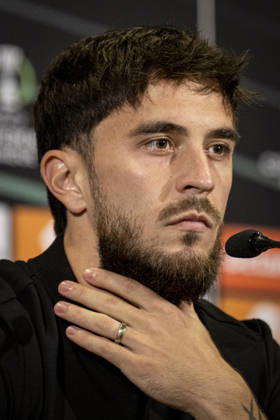 Player Richard Sedlacek of of FK Jablonec speaks during the press conference, PK, Pressekonferenz prior to the Football Conference League 2nd round match FK Jablonec vs Brighton in Jablonec nad Nisou, Czech Republic, October 21, 2026. (CTKxPhoto RadekxPetrasek) CTKPhotoP2026102107236  CTKPhotoP2026102107236
