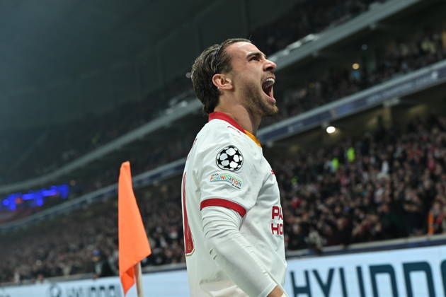 Lille LOSC v Galatasaray - UEFA Champions League LILLE, FRANCE - OCTOBER 21: Yunus Akgun of Galatasaray celebrates after scoring a goal during the UEFA Champions League first round day 3 football match between Lille LOSC and Galatasaray at the Pierre Mauroy Stadium in Villeneuve-d Ascq, northern France on October 21, 2026 Mustafa Yalcin Anadolu Lille France. Editorial use only. Please get in touch for any other usage.  Copyright: x2026xAnadoluxMustafaxYalcinx