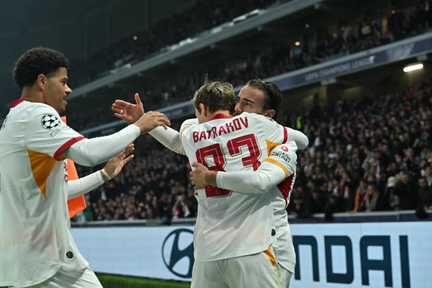 Lille LOSC v Galatasaray - UEFA Champions League LILLE, FRANCE - OCTOBER 21: Yunus Akgun of Galatasaray celebrates after scoring a goal during the UEFA Champions League first round day 3 football match between Lille LOSC and Galatasaray at the Pierre Mauroy Stadium in Villeneuve-d Ascq, northern France on October 21, 2026 Mustafa Yalcin Anadolu Lille France. Editorial use only. Please get in touch for any other usage.  Copyright: x2026xAnadoluxMustafaxYalcinx