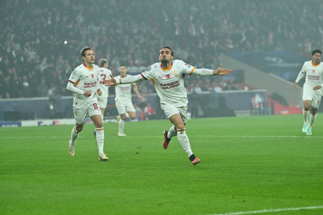 Lille LOSC v Galatasaray - UEFA Champions League LILLE, FRANCE - OCTOBER 21: Yunus Akgun of Galatasaray celebrates after scoring a goal during the UEFA Champions League first round day 3 football match between Lille LOSC and Galatasaray at the Pierre Mauroy Stadium in Villeneuve-d Ascq, northern France on October 21, 2026 Mustafa Yalcin Anadolu Lille France. Editorial use only. Please get in touch for any other usage.  Copyright: x2026xAnadoluxMustafaxYalcinx