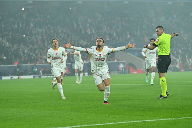 Lille LOSC v Galatasaray - UEFA Champions League LILLE, FRANCE - OCTOBER 21: Yunus Akgun of Galatasaray celebrates after scoring a goal during the UEFA Champions League first round day 3 football match between Lille LOSC and Galatasaray at the Pierre Mauroy Stadium in Villeneuve-d Ascq, northern France on October 21, 2026 Mustafa Yalcin Anadolu Lille France. Editorial use only. Please get in touch for any other usage.  Copyright: x2026xAnadoluxMustafaxYalcinx