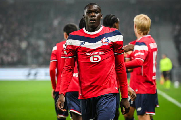 October 21, 2026, Villeneuve-D ascq, France, France: Soriba DIAOUNE of Lille celebrates his goal during the UEFA Champions League, League Phase MD3 match between Lille OSC (LOSC) and Galatasaray SK at Pierre Mauroy Stadium on October 21, 2026 in Villeneuve-d Ascq near Lille, France. Villeneuve-D ascq France - ZUMAm308 20261021_zsp_m308_008 Copyright: xMatthieuxMirvillex