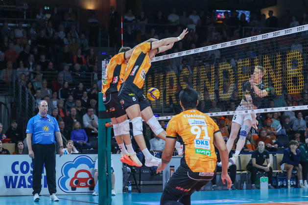 Volleyball, VBL, Berlin Recycling Volleys v FT 1844 Freiburg