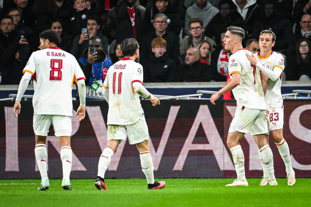 October 21, 2026, Villeneuve-D ascq, France, France: Aleksey BATRAKOV of Galatasaray celebrate his goal with teammates during the UEFA Champions League, League Phase MD3 match between Lille OSC (LOSC) and Galatasaray SK at Pierre Mauroy Stadium on October 21, 2026 in Villeneuve-d Ascq near Lille, France. Lille OSC V Galatasaray SK - UEFA Champions League  - ZUMAm308 20261021_zsp_m308_019 Copyright: xMatthieuxMirvillex