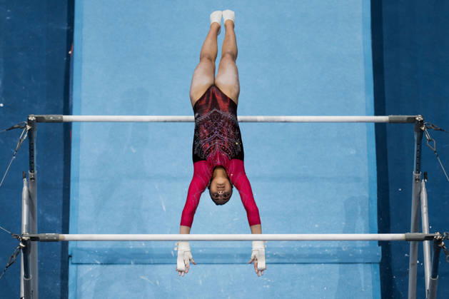 2026 Artistic Gymnastics World Championships, Day 5, Women’s Team Final, October 21, 2026: Liudmila Roshchina of Russia competes on the uneven bars during the women’s team final on day five of the 2026 Artistic Gymnastics World Championships on October 21, 2026 in Rotterdam. Photo by Joel Marklund, BILDBYRÅN, code JM JM0863 bbeng artistic gymnastics artistic gymnastics gymnastics world championships world championships artistic gymnastics world championships final team final women’s team final  Copyright: JOELxMARKLUND BB261021JM002