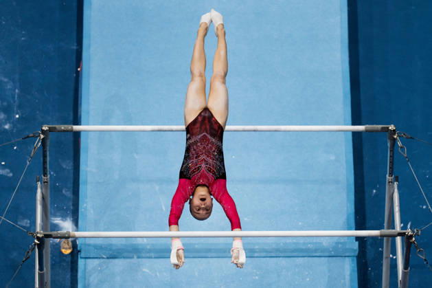 2026 Artistic Gymnastics World Championships, Day 5, Women’s Team Final, October 21, 2026: Alena Glotova of Russia competes on the uneven bars during the women’s team final on day five of the 2026 Artistic Gymnastics World Championships on October 21, 2026 in Rotterdam. Photo by Joel Marklund, BILDBYRÅN, code JM JM0863 bbeng artistic gymnastics artistic gymnastics gymnastics world championships world championships artistic gymnastics world championships final team final women’s team final  Copyright: JOELxMARKLUND BB261021JM007