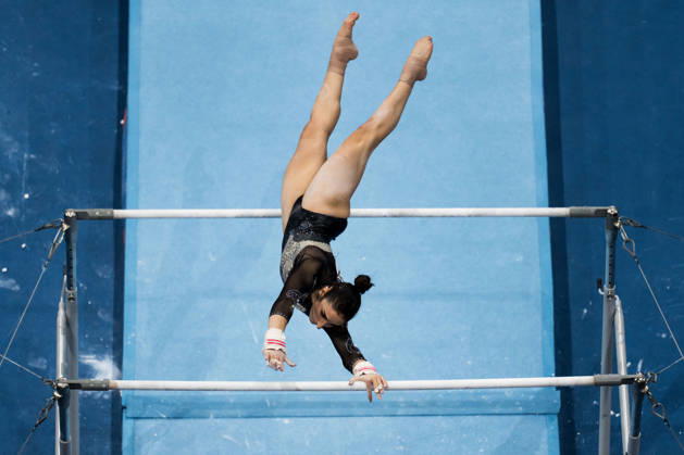 2026 Artistic Gymnastics World Championships, Day 5, Women’s Team Final, October 21, 2026: Elisa Iorio of Italy competes on the uneven bars during the women’s team final on day five of the 2026 Artistic Gymnastics World Championships on October 21, 2026 in Rotterdam. Photo by Joel Marklund, BILDBYRÅN, code JM JM0863 bbeng artistic gymnastics artistic gymnastics gymnastics world championships world championships artistic gymnastics world championships final team final women’s team final  Copyright: JOELxMARKLUND BB261021JM008