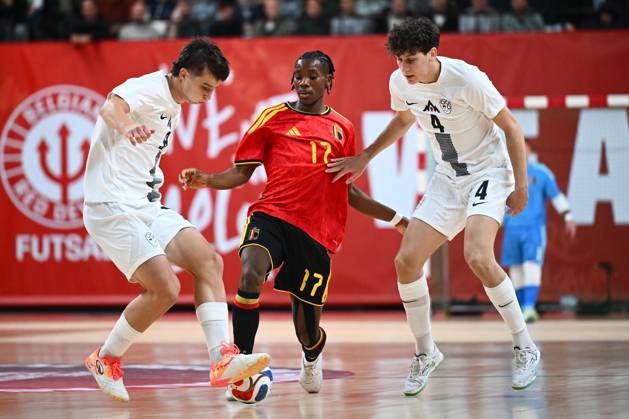 Futsal, World Cup qualifiers, Belgium v Slovenia