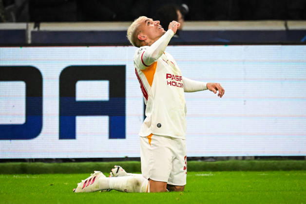 October 21, 2026, Villeneuve-D ascq, France, France: Lucas TORREIRA of Galatasaray celebrates his goal during the UEFA Champions League, League Phase MD3 match between Lille OSC (LOSC) and Galatasaray SK at Pierre Mauroy Stadium on October 21, 2026 in Villeneuve-d Ascq near Lille, France. Lille OSC V Galatasaray SK - UEFA Champions League  - ZUMAm308 20261021_zsp_m308_024 Copyright: xMatthieuxMirvillex