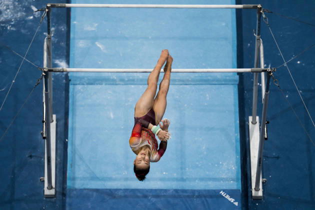 2026 Artistic Gymnastics World Championships, Day 5, Women’s Team Final, October 21, 2026: Siyu Du of China competes on the uneven bars during the women’s team final on day five of the 2026 Artistic Gymnastics World Championships on October 21, 2026 in Rotterdam. Photo by Joel Marklund, BILDBYRÅN. Code: JM JM0863 bbeng artistic gymnastics artistic gymnastics gymnastics world championships world championships artistic gymnastics world championships final team final women’s team final  Copyright: JOELxMARKLUND BB261021JM019