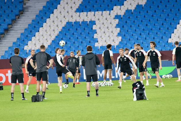 Ahead of Trabzonspor v Hearts - UEFA Conference League TRABZON, TURKIYE - OCTOBER 21: Players of Hearts attend training session ahead of Papara Park Stadium ahead of their upcoming UEFA Conference League football match against Trabzonspor, in Trabzon, Turkiye on October 21, 2026. Enes Sansar Anadolu Trabzon Turkey. Editorial use only. Please get in touch for any other usage.  Copyright: x2026xAnadoluxEnesxSansarx