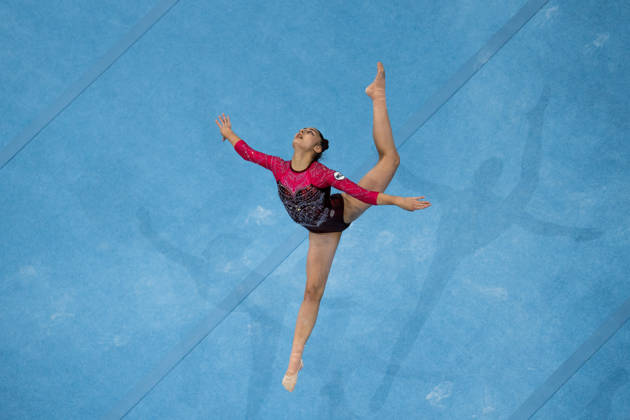 2026 Artistic Gymnastics World Championships, Day 5, Women’s Team Final, October 21, 2026: Liudmila Roshchina of Russia competes in the floor exercise during the women’s team final on day five of the 2026 Artistic Gymnastics World Championships on October 21, 2026 in Rotterdam. Photo by Joel Marklund, BILDBYRÅN, code JM JM0863 bbeng artistic gymnastics artistic gymnastics gymnastics world championships world championships artistic gymnastics world championships final team final women’s team final  Copyright: JOELxMARKLUND BB261021JM021