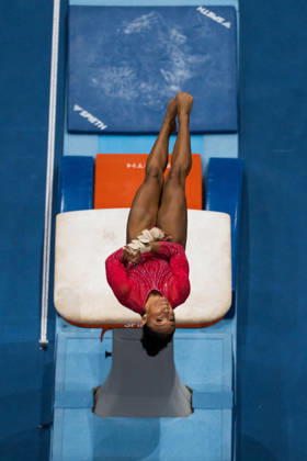 2026 Artistic Gymnastics World Championships, Day 5, Women’s Team Final, October 21, 2026: Celia Serber of France competes in the vault during the women’s team final on day five of the 2026 Artistic Gymnastics World Championships on October 21, 2026 in Rotterdam. Photo by Joel Marklund, BILDBYRÅN. Code: JM JM0863 bbeng artistic gymnastics gymnastics world championships team final women s team final France  Copyright: JOELxMARKLUND BB261021JM022