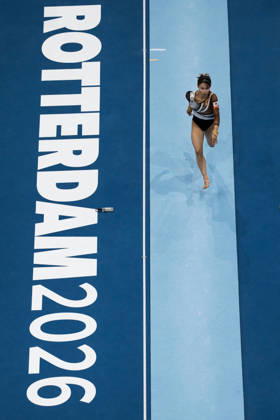 2026 Artistic Gymnastics World Championships, Day 5, Women’s Team Final, October 21, 2026: Aiko Sugihara of Japan competes in the vault during the women’s team final on day five of the 2026 Artistic Gymnastics World Championships on October 21, 2026 in Rotterdam. Photo by Joel Marklund, BILDBYRÅN, code JM JM0863 bbeng artistic gymnastics artistic gymnastics gymnastics world championships world championships artistic gymnastics world championships final team final women’s team final  Copyright: JOELxMARKLUND BB261021JM029