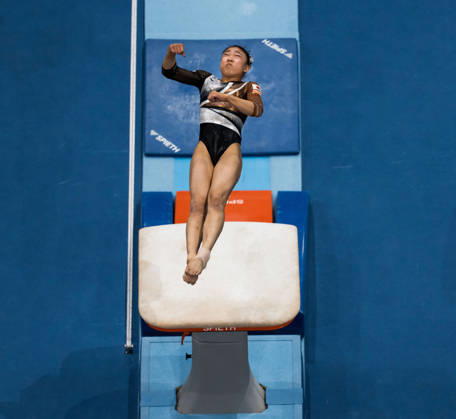 2026 Artistic Gymnastics World Championships, Day 5, Women’s Team Final, October 21, 2026: Rina Kishi of Japan competes in the vault during the women’s team final on day five of the 2026 Artistic Gymnastics World Championships on October 21, 2026 in Rotterdam. Photo by Joel Marklund, BILDBYRÅN, code JM JM0863 bbeng artistic gymnastics artistic gymnastics gymnastics world championships world championships artistic gymnastics world championships final team final women’s team final  Copyright: JOELxMARKLUND BB261021JM030