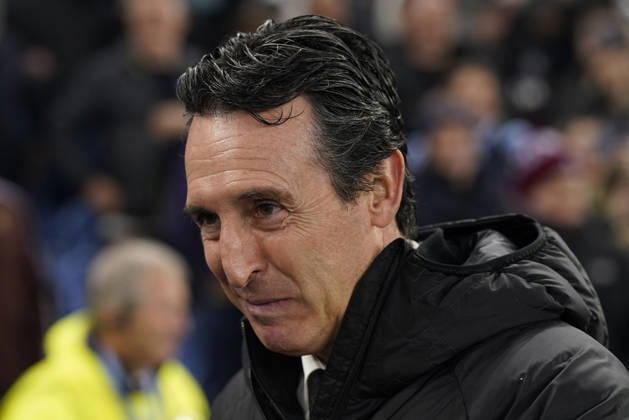 Birmingham, England, 21st October 2026. Unai Emery head coach of Aston Villa during the Aston Villa vs Viking FK UEFA Champions League match at Villa Park, Birmingham. Picture credit should read: Andrew Yates Sportimage EDITORIAL USE ONLY. No use with unauthorised audio, video, data, fixture lists, club league logos or live services. Online in-match use limited to 120 images, no video emulation. No use in betting, games or single club league player publications. SPI_010_AY_Villa_Viking SPI-5091-0010