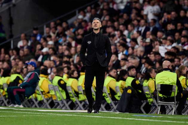 October 21, 2026, Madrid, Madrid, Spain: RB Leipzig head coach Martin Demichelis during UEFA Champions League football match between Real Madrid CF and RB Leipzig at Santiago Bernabeu Stadium in Madrid, Spain, October 21, 2026 Soccer 2026: Real Madrid CF Vs RB Leizpig - ZUMAa206 20261021_zsp_a206_115 Copyright: xRubenxAlbarranx