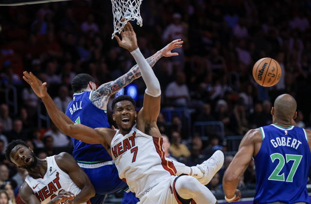 Basketball, NBA, Miami Heat – Minnesota Timberwolves