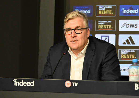 Football, Bundesliga 1, Eintracht Frankfurt, press conference