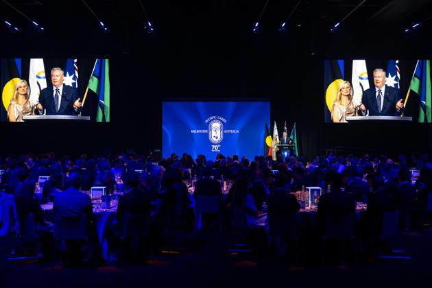 Olympic Games, Olympische Spiele, Olympia, OS ANNIVERSARY DINNER, The 1956 Olympic Games 70th Anniversary Celebrations, in Melbourne, Wednesday, October 21, 2026. ( NO ARCHIVING MELBOURNE VICTORIA Australia  Copyright: xJayxKoglerx 20261022189794412859